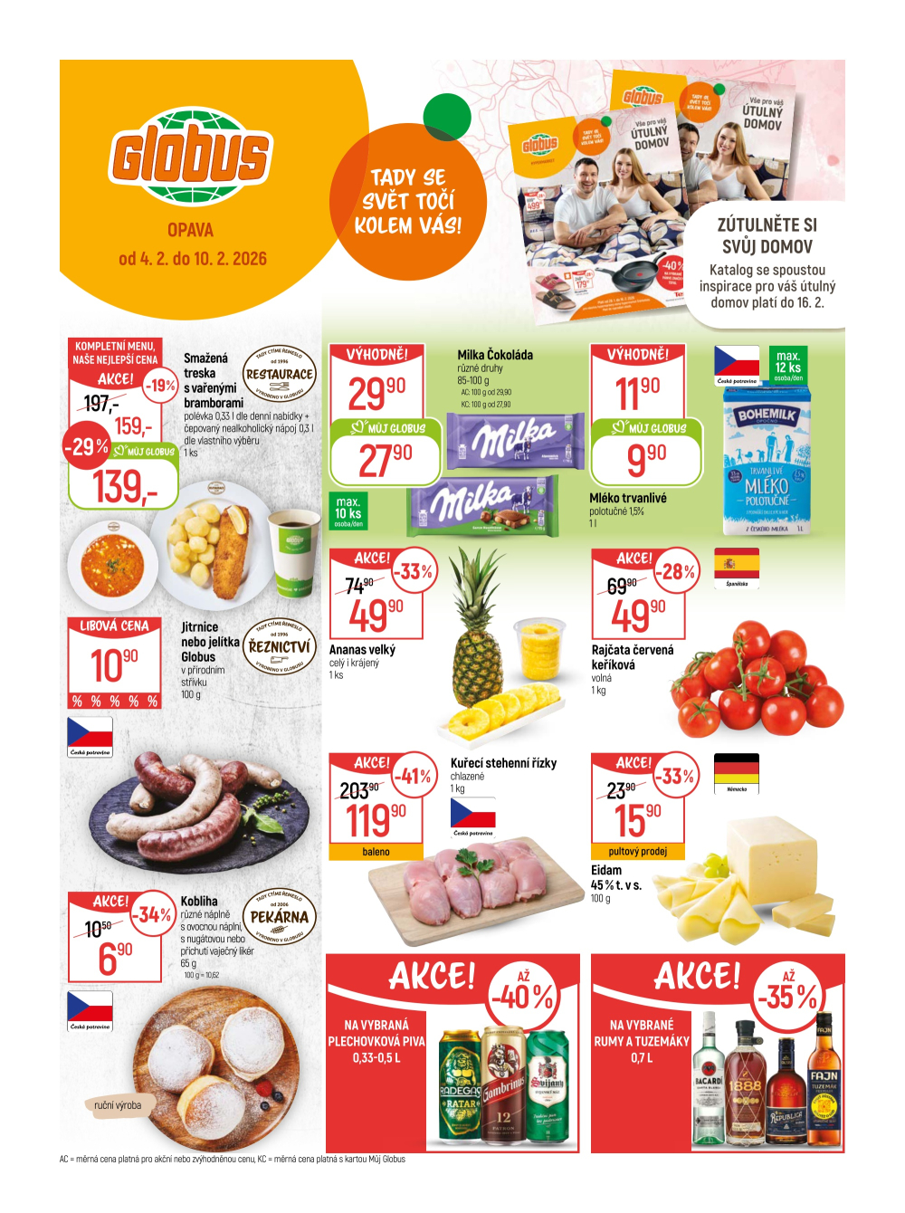 Leták Globus leták Opava - strana 1