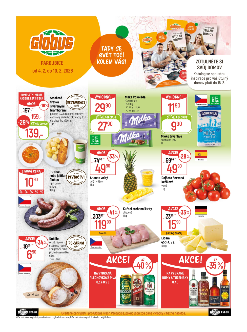 Leták Globus leták Pardubice - strana 1