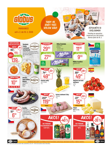 Globus leták Pardubice