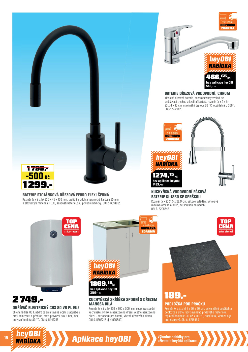 Leták OBI leták - strana 16