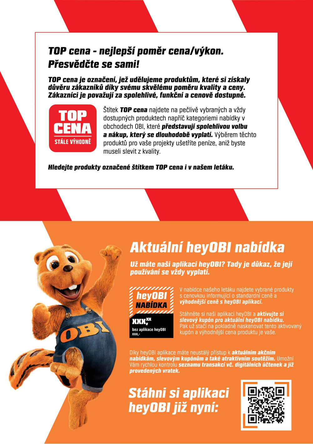 Leták OBI leták - strana 2