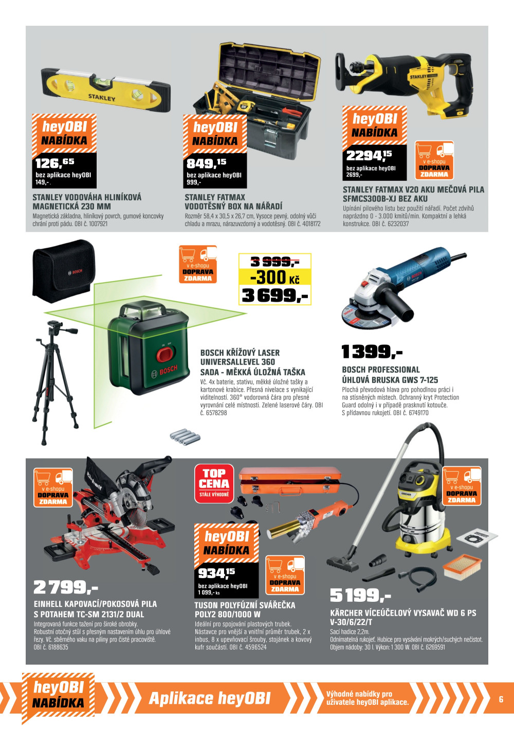 Leták OBI leták - strana 7