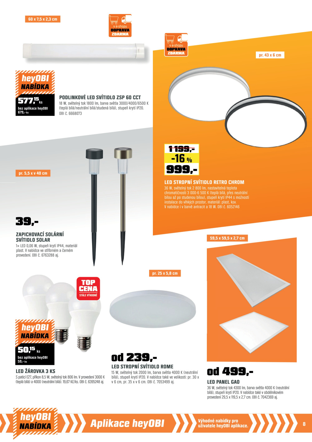 Leták OBI leták - strana 9