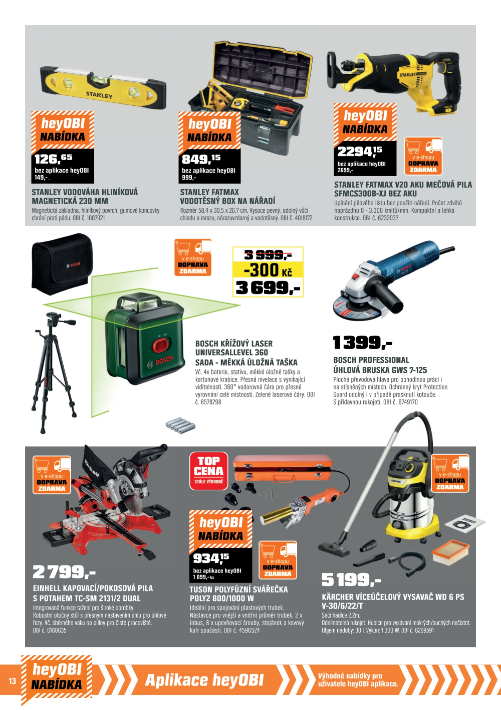 Leták OBI leták - strana 14