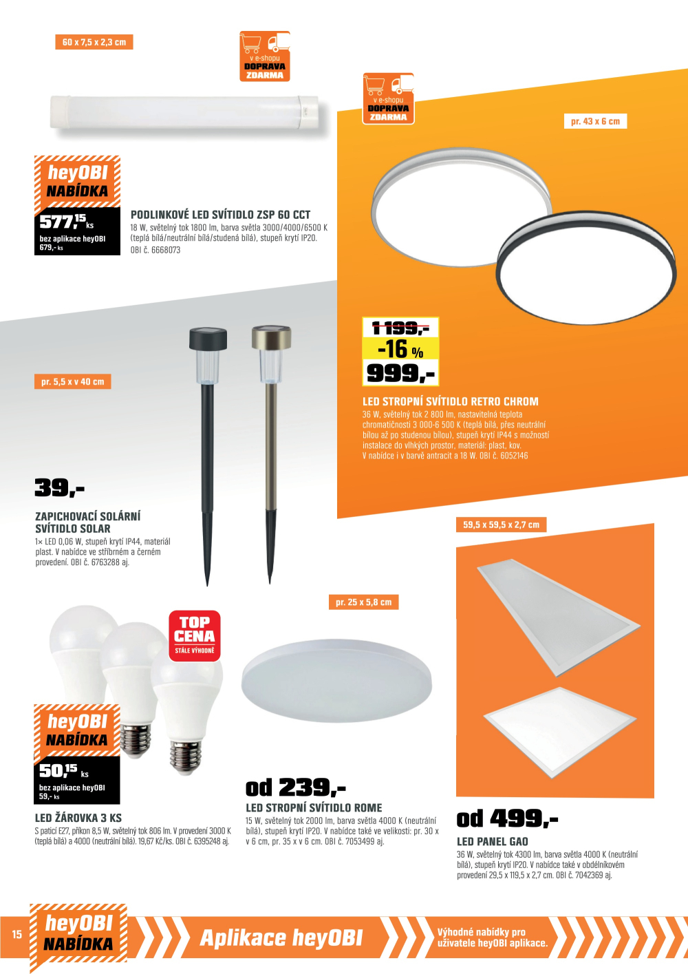 Leták OBI leták - strana 16