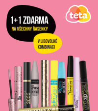 Akční leták Teta drogerie - Řasenky 1+1