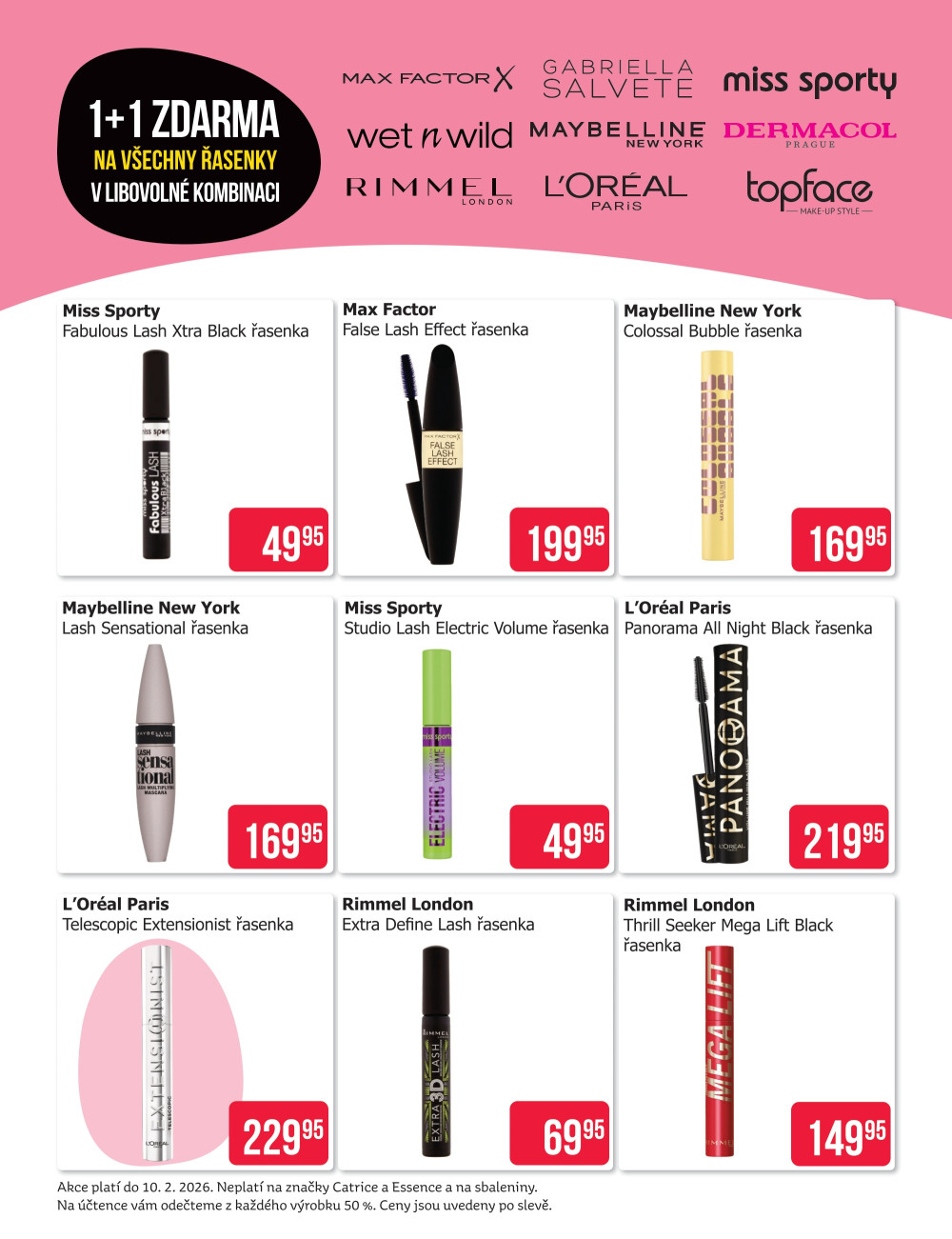 Leták Teta drogerie - Řasenky 1+1 - strana 3