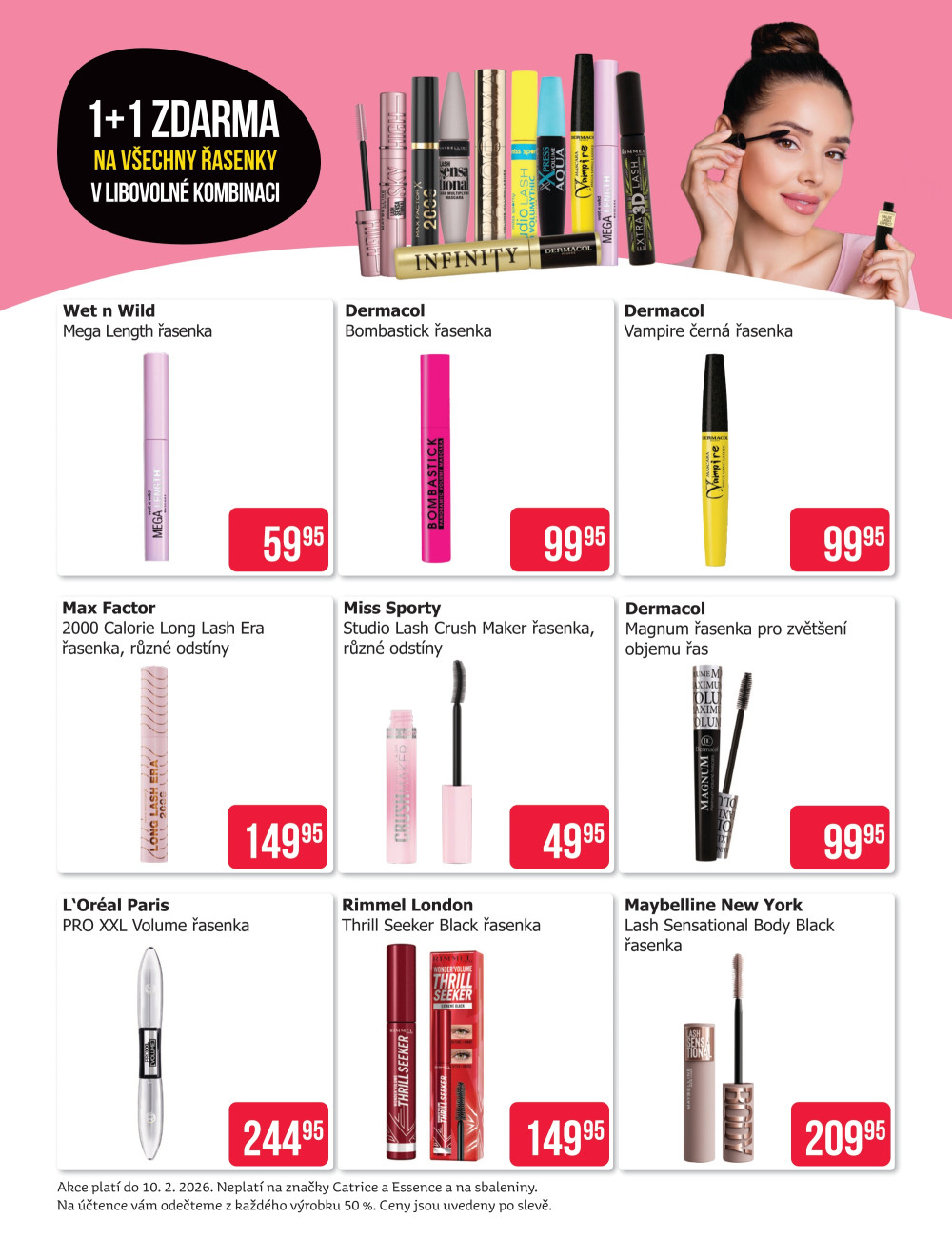 Leták Teta drogerie - Řasenky 1+1 - strana 4