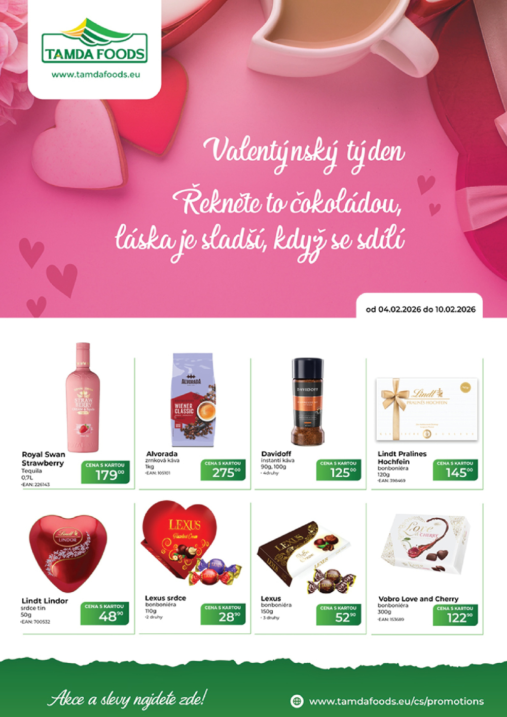 Leták TAMDA FOODS leták - strana 1