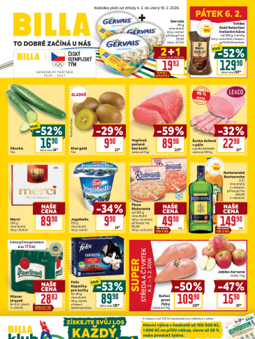 BILLA velký leták