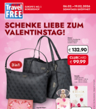 Akční leták TRAVEL FREE 