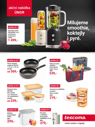 Tescoma leták - Akční nabídka únor