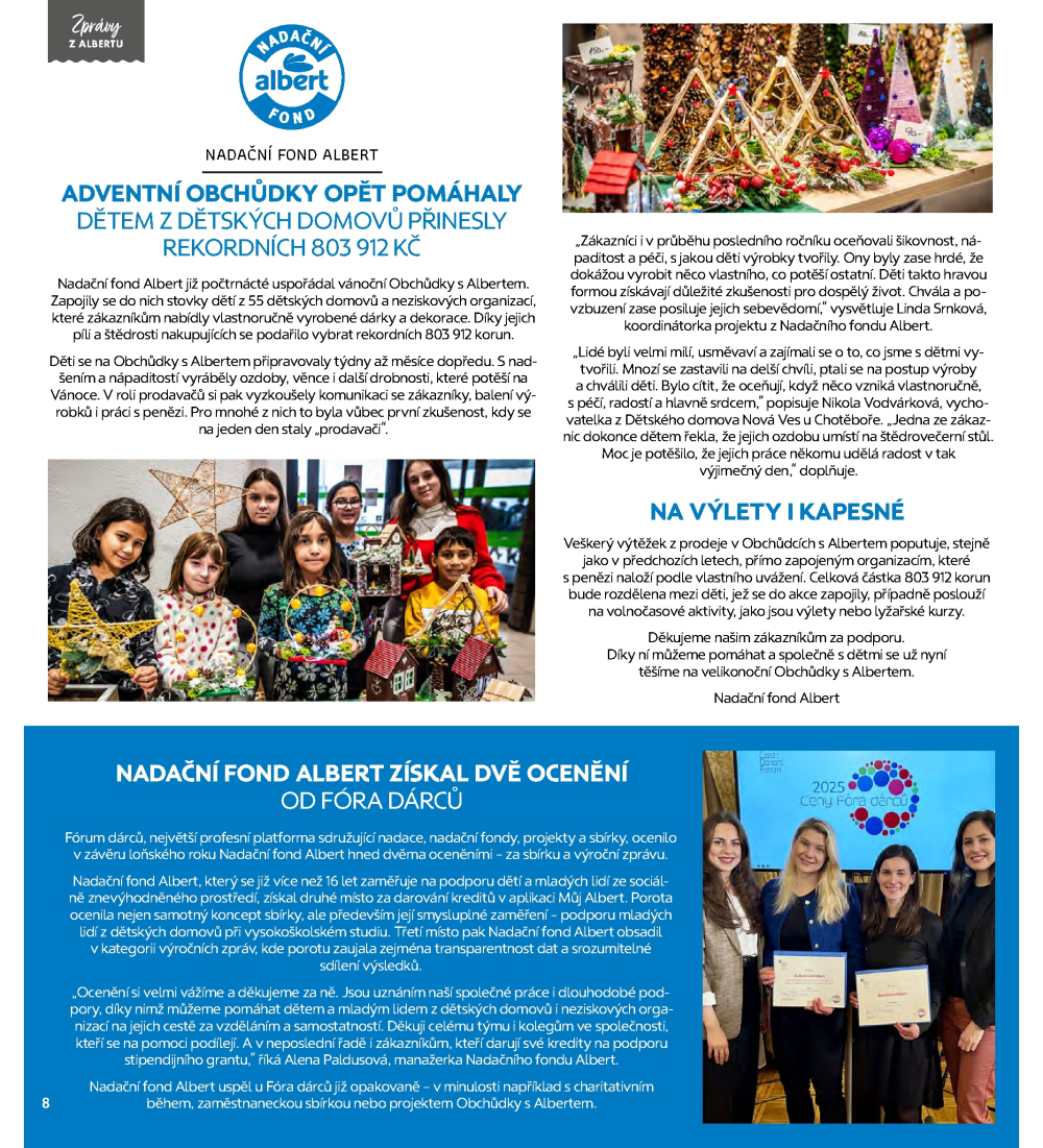 Leták Albert magazín - strana 8