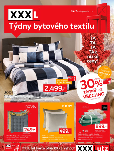 XXXLutz leták - Týdny bytového textilu
