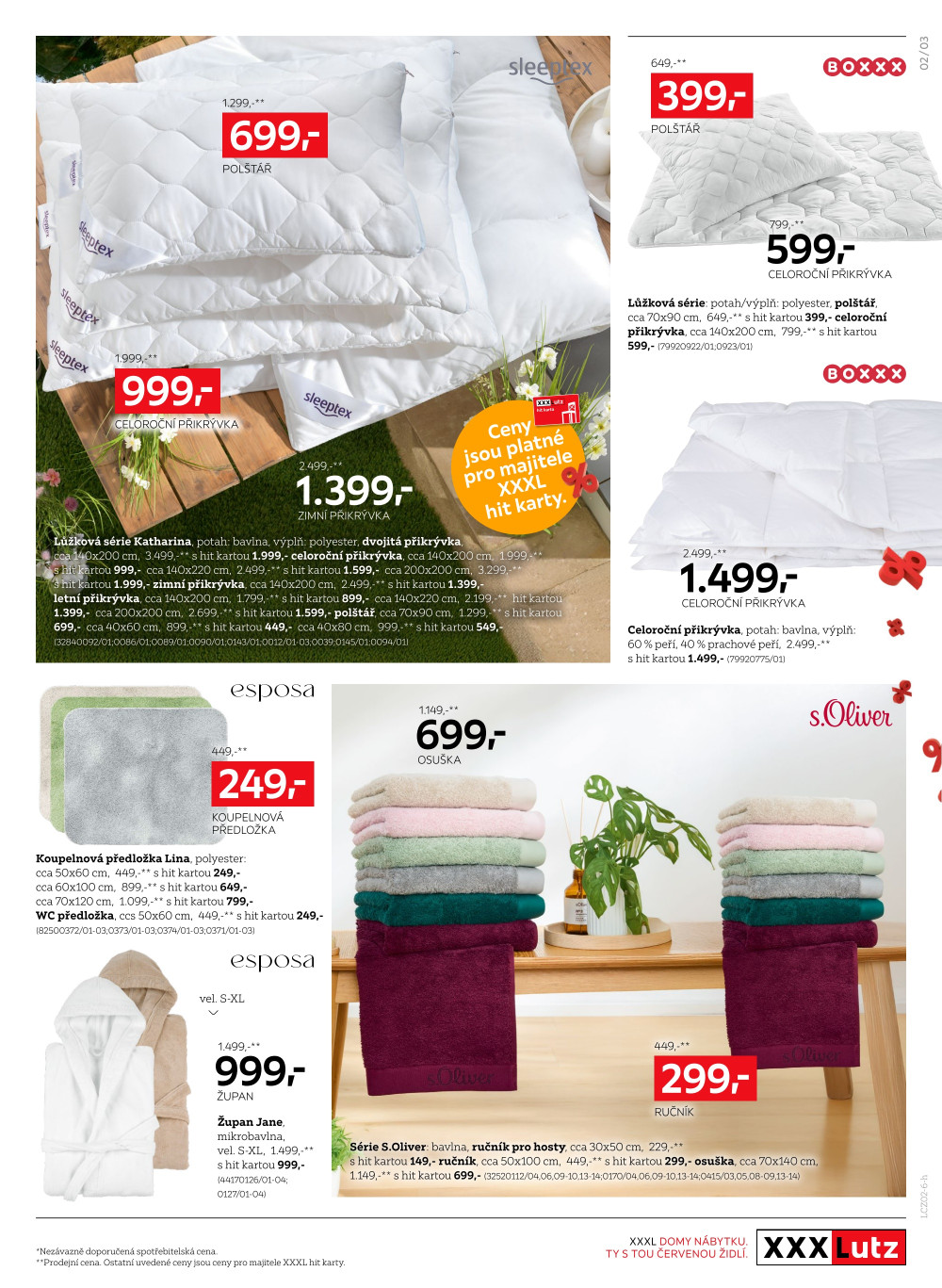 Leták XXXLutz leták - Týdny bytového textilu - strana 3
