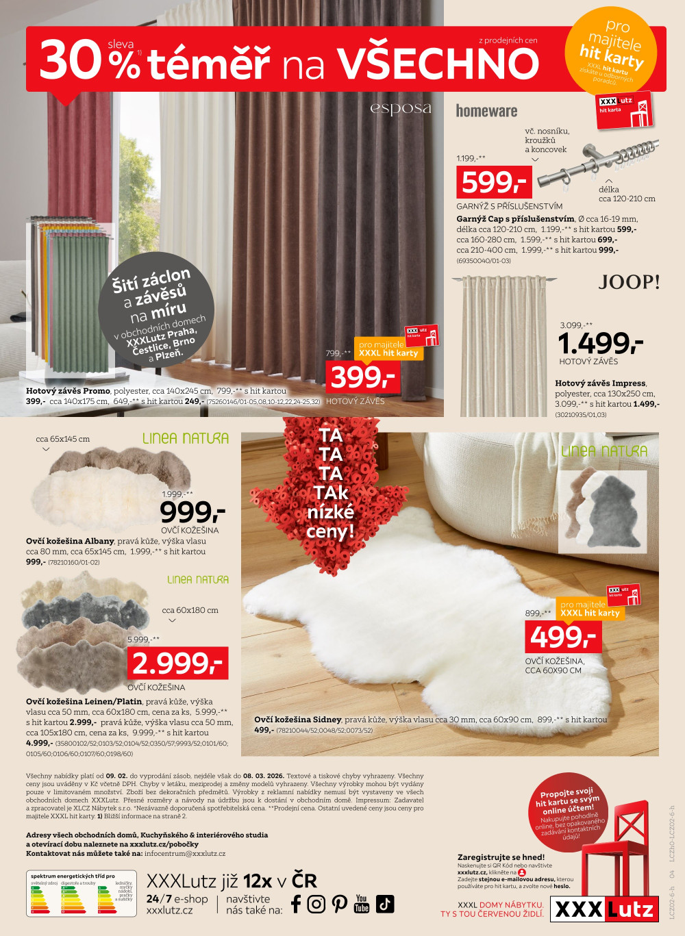 Leták XXXLutz leták - Týdny bytového textilu - strana 4