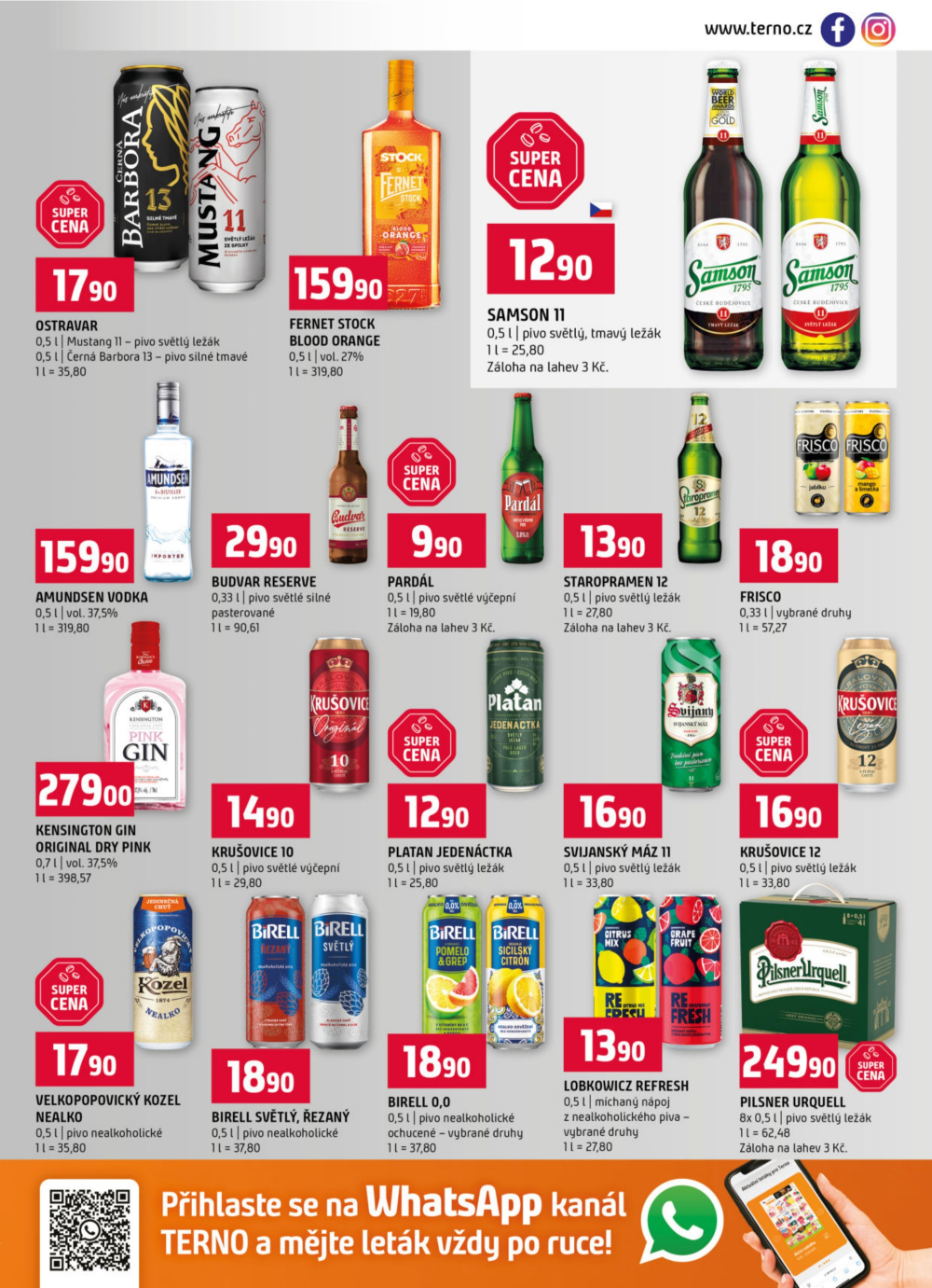 Leták Terno leták - České Budějovice, Hradec Králové, Olomouc, Bechyně, Třeboň, Trhové Sviny, Týn nad Vltavou, Borovany - strana 13