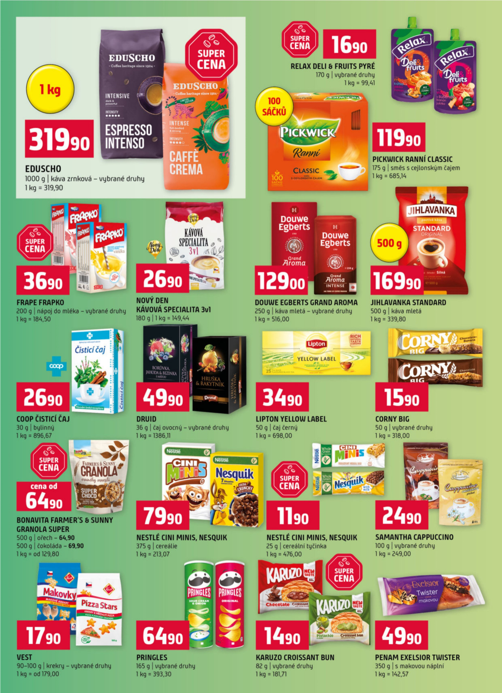 Leták Terno leták - České Budějovice, Hradec Králové, Olomouc, Bechyně, Třeboň, Trhové Sviny, Týn nad Vltavou, Borovany - strana 9