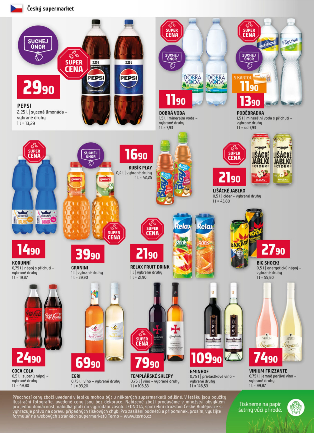 Leták Terno leták - Tábor, Zlín, Prachatice, Strakonice, Blatná, Český Krumlov - strana 12