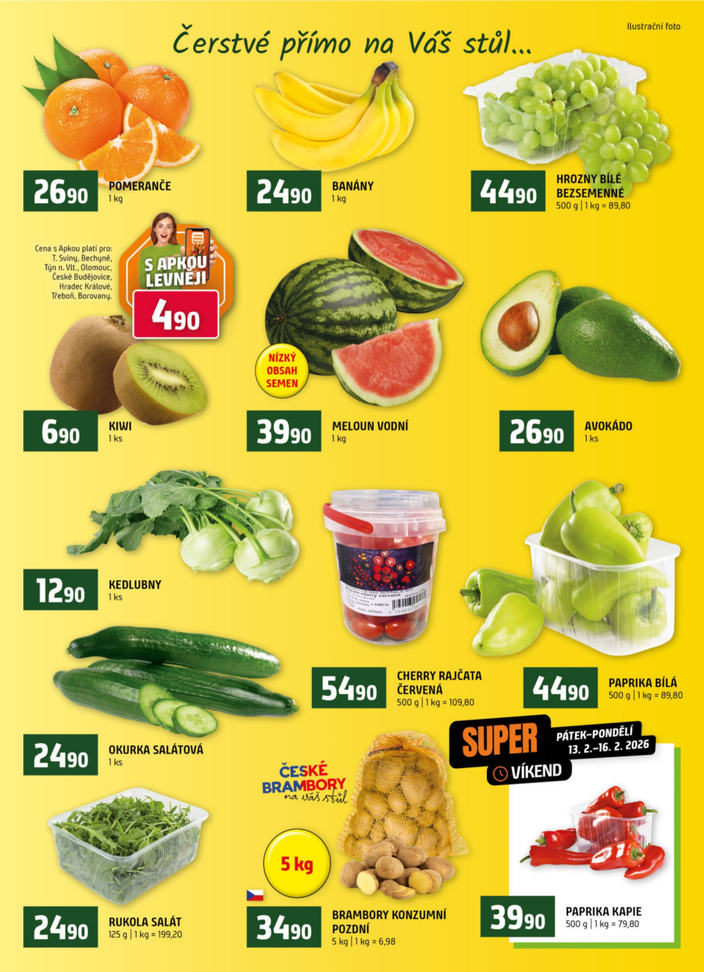 Leták Terno leták - Tábor, Zlín, Prachatice, Strakonice, Blatná, Český Krumlov - strana 6