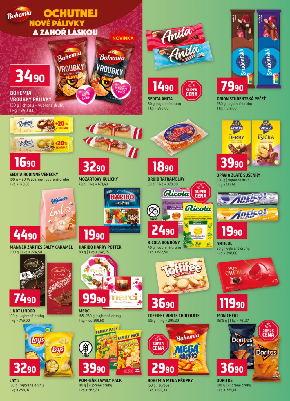 Leták Terno leták - Tábor, Zlín, Prachatice, Strakonice, Blatná, Český Krumlov - strana 8