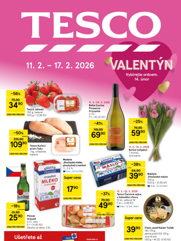 Tesco hypermarket leták