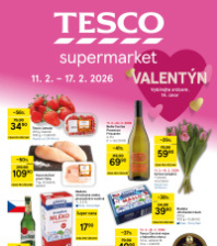 Akční leták Tesco supermarket 
