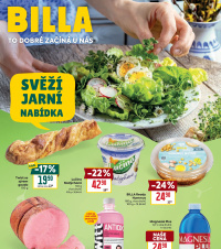 Akční leták BILLA  - Svěží jarní nabídka