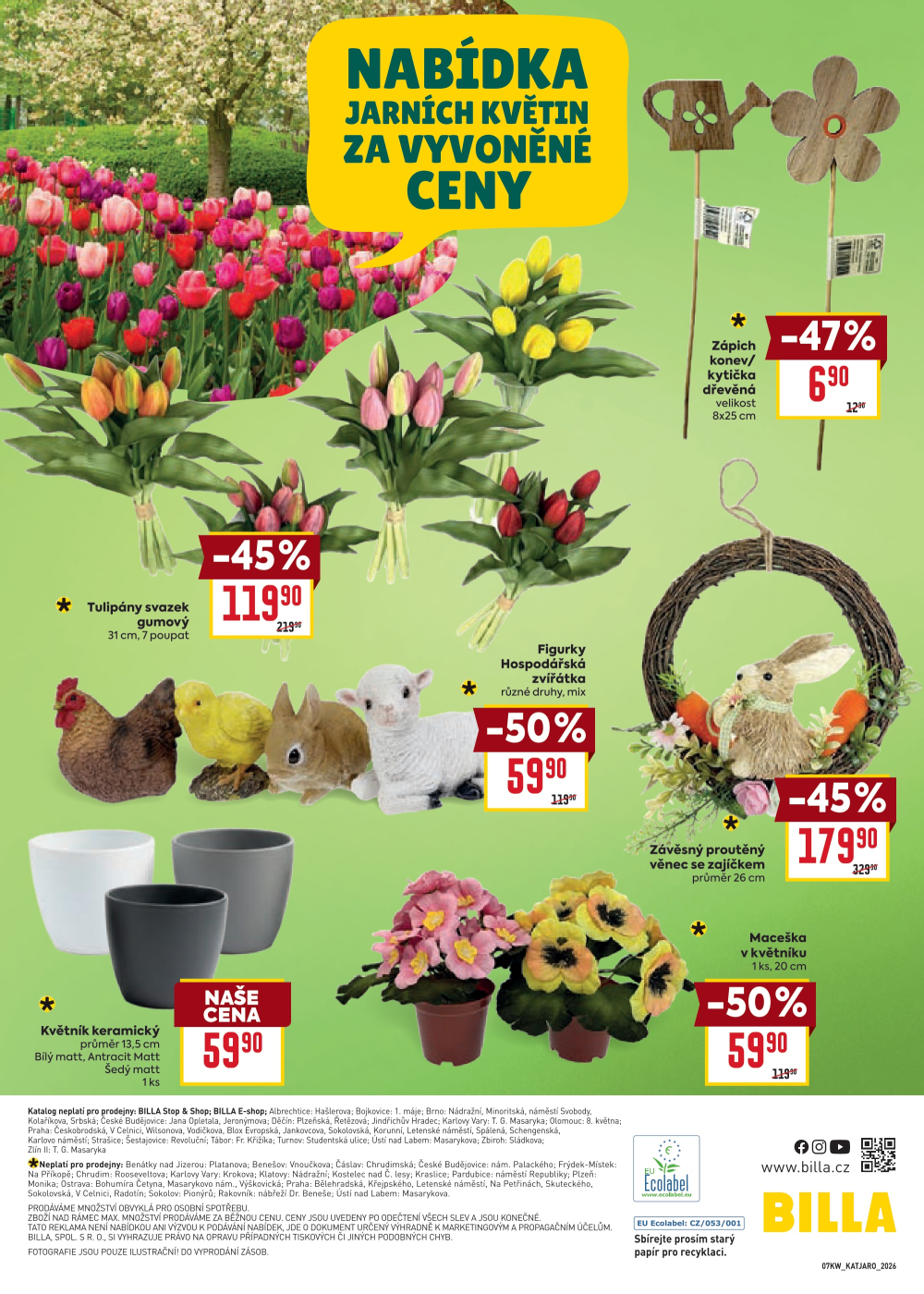 Leták BILLA leták - Svěží jarní nabídka - strana 22