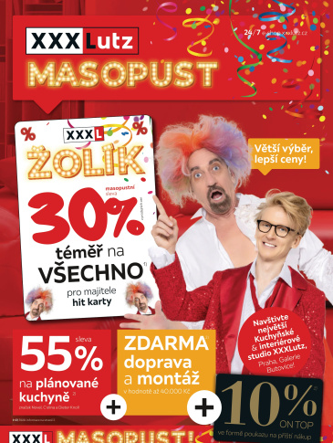 XXXLutz leták - Masopust II.