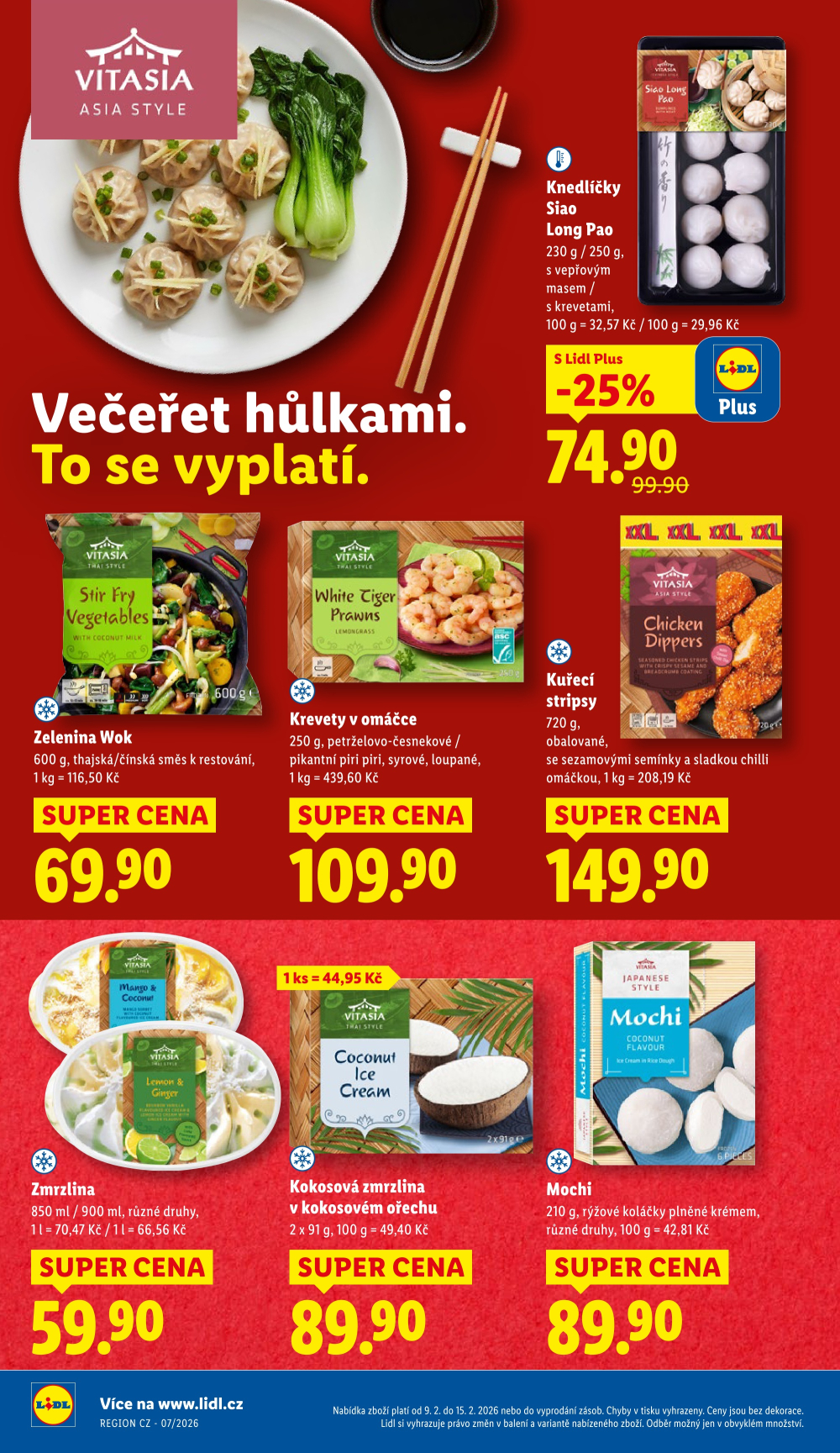 Leták Lidl leták od pondělí - Speciality v asijském týdnu - strana 18