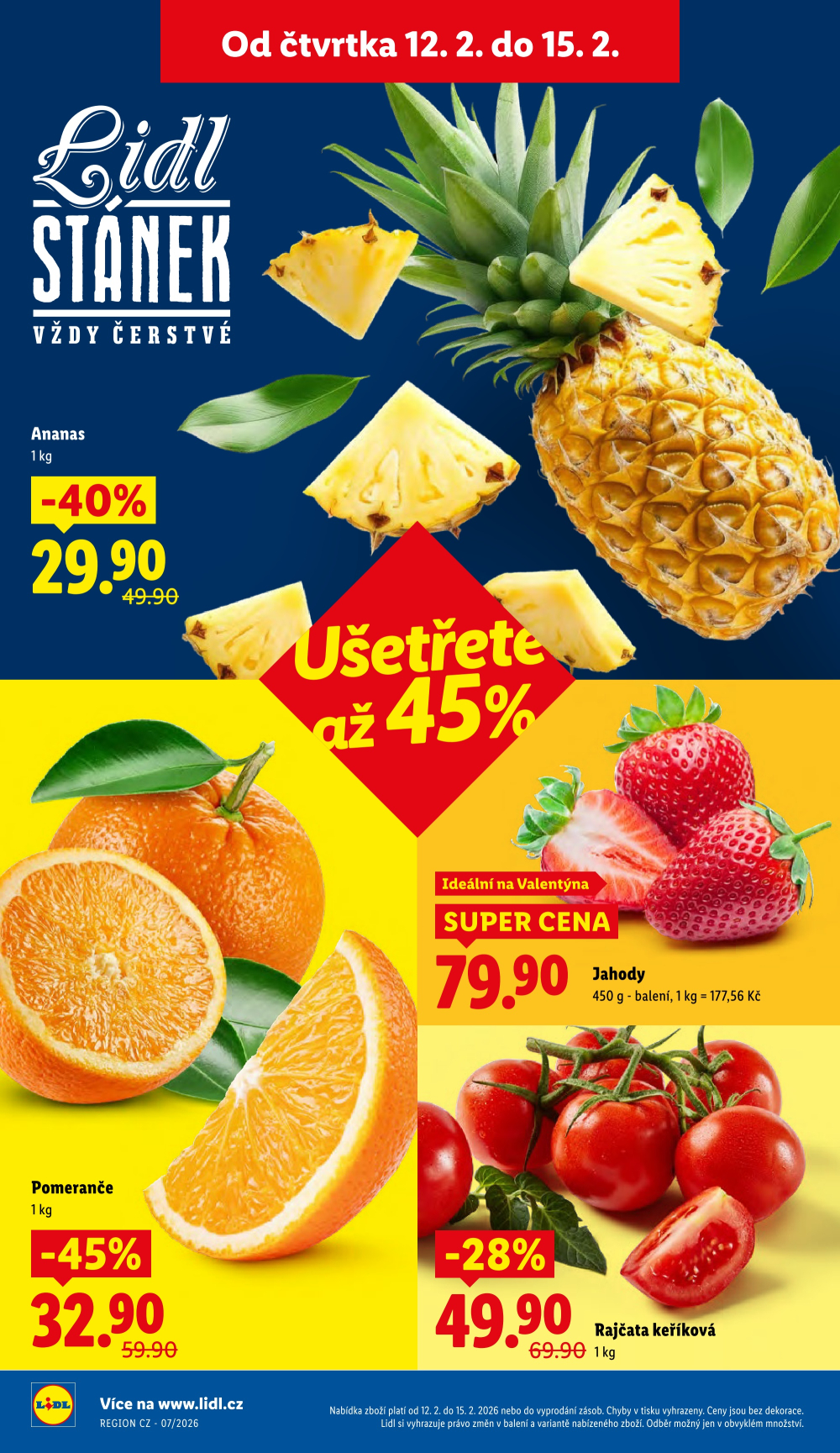Leták Lidl leták od čtvrtka - Romantický Valentýn - strana 12