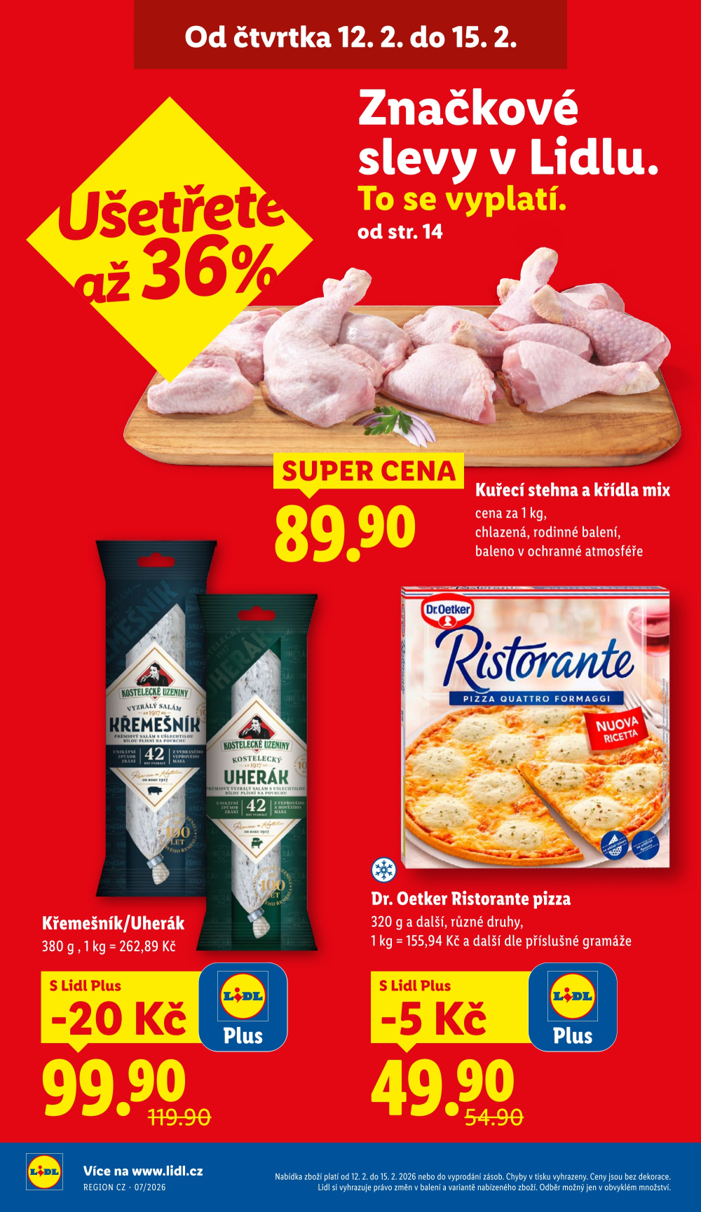 Leták Lidl leták od čtvrtka - Romantický Valentýn - strana 6