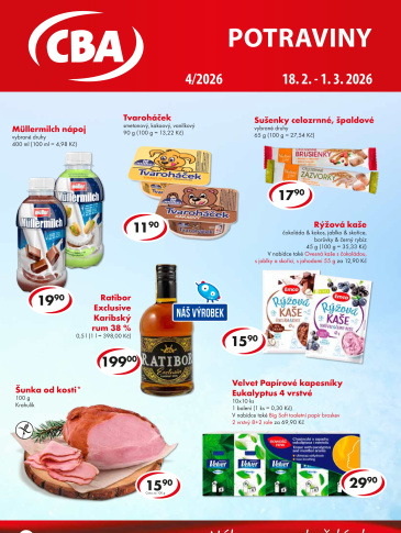 CBA Potraviny leták