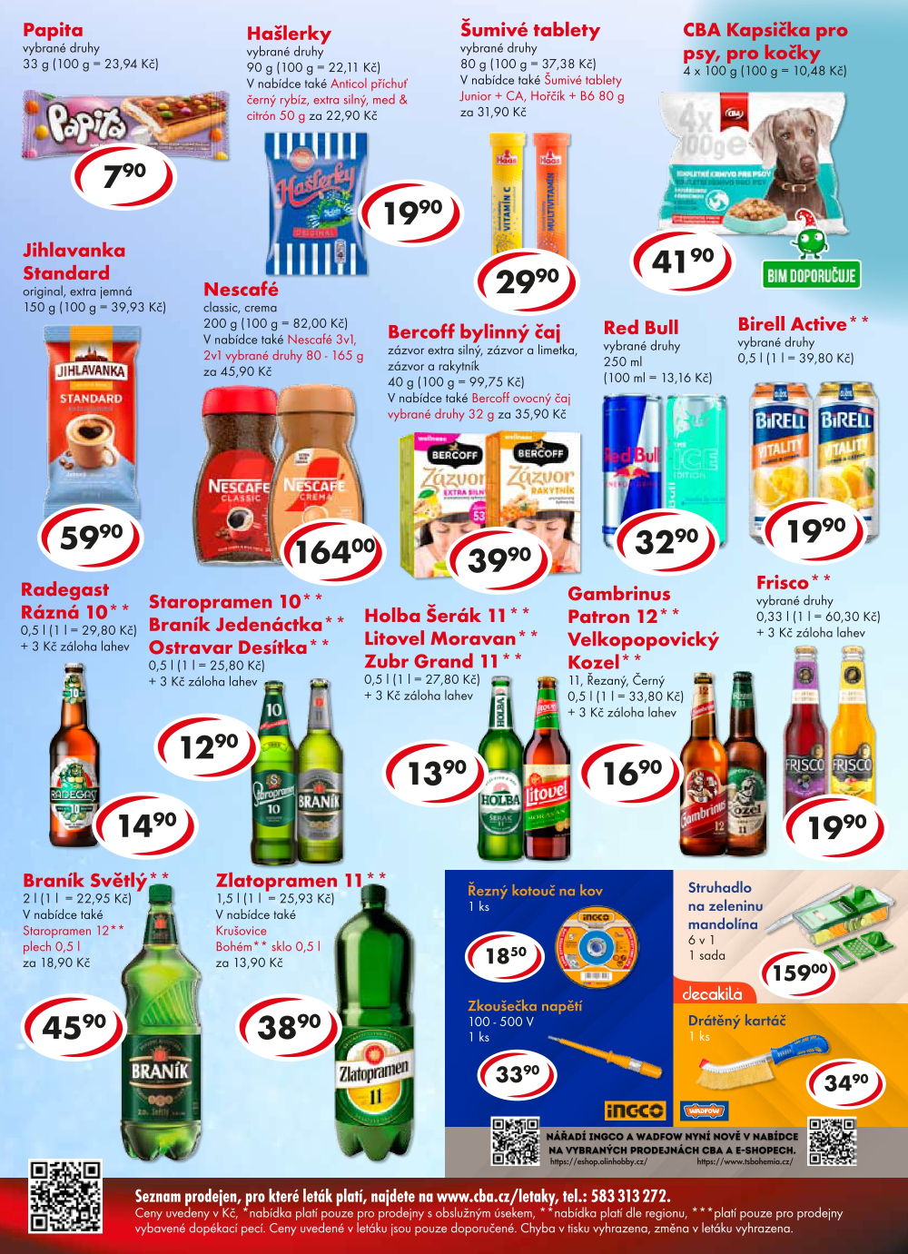 Leták CBA Potraviny leták - strana 4