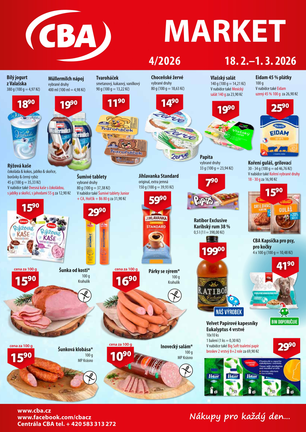 Leták CBA Market leták - strana 1