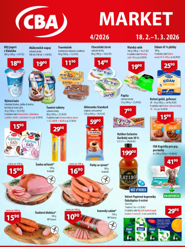 CBA Market leták