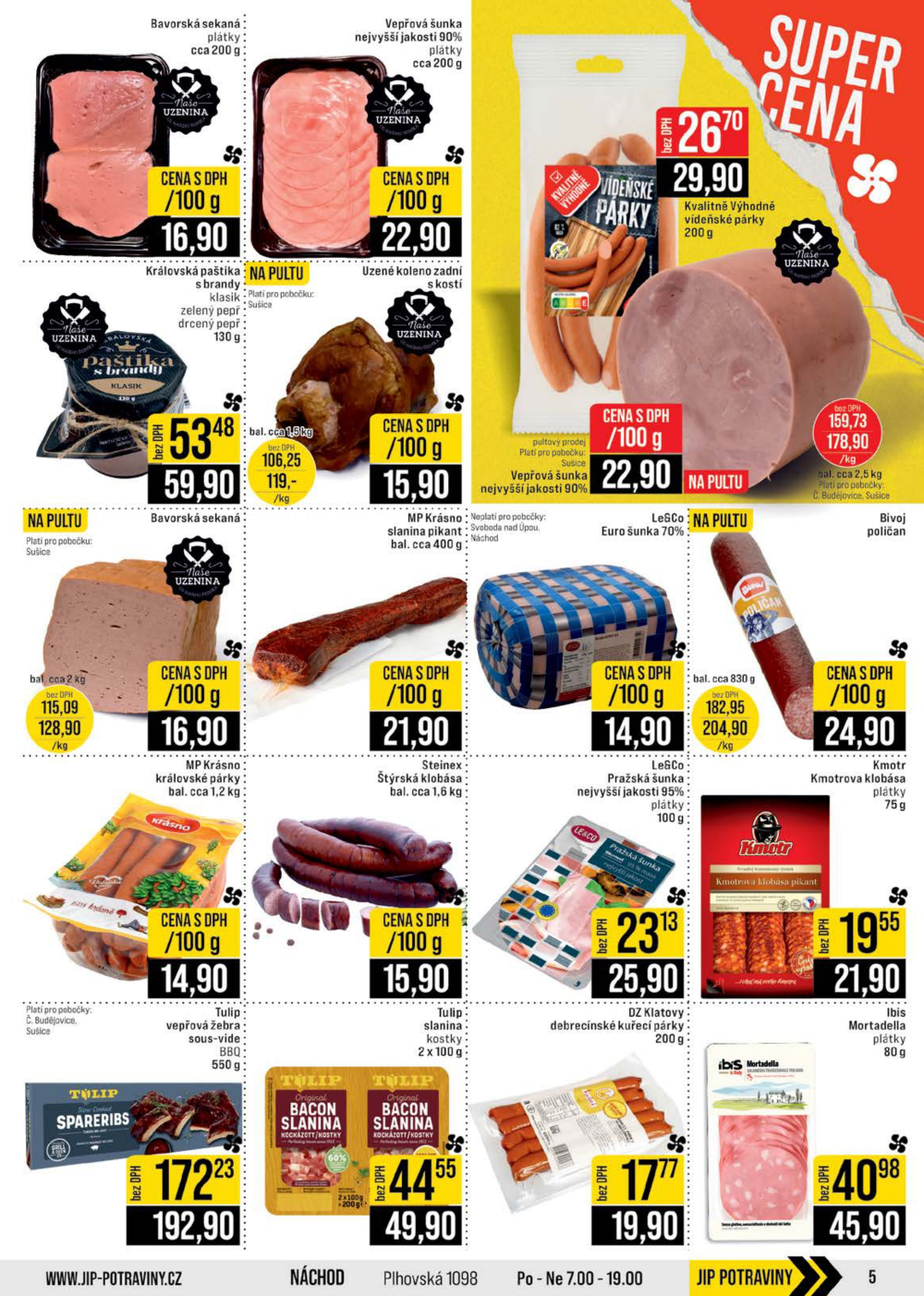 Leták JIP leták CC Cash & Carry - České Budějovice, Most, Náchod, Svoboda nad Úpou, Sušice - strana 5