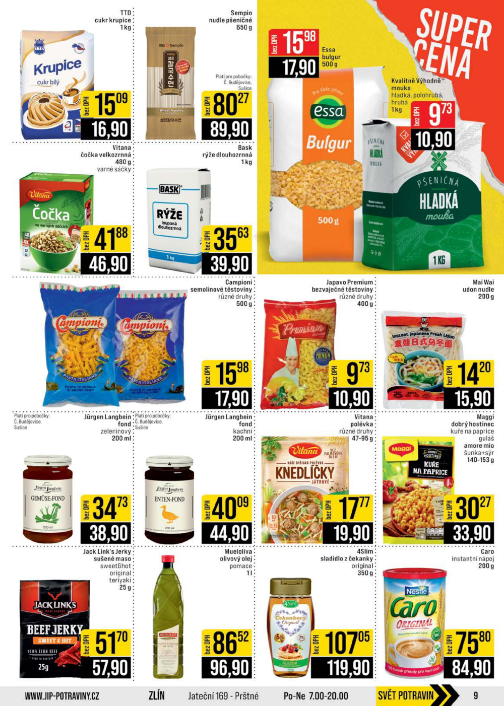 Leták JIP leták CC Cash & Carry - České Budějovice, Most, Náchod, Svoboda nad Úpou, Sušice - strana 9