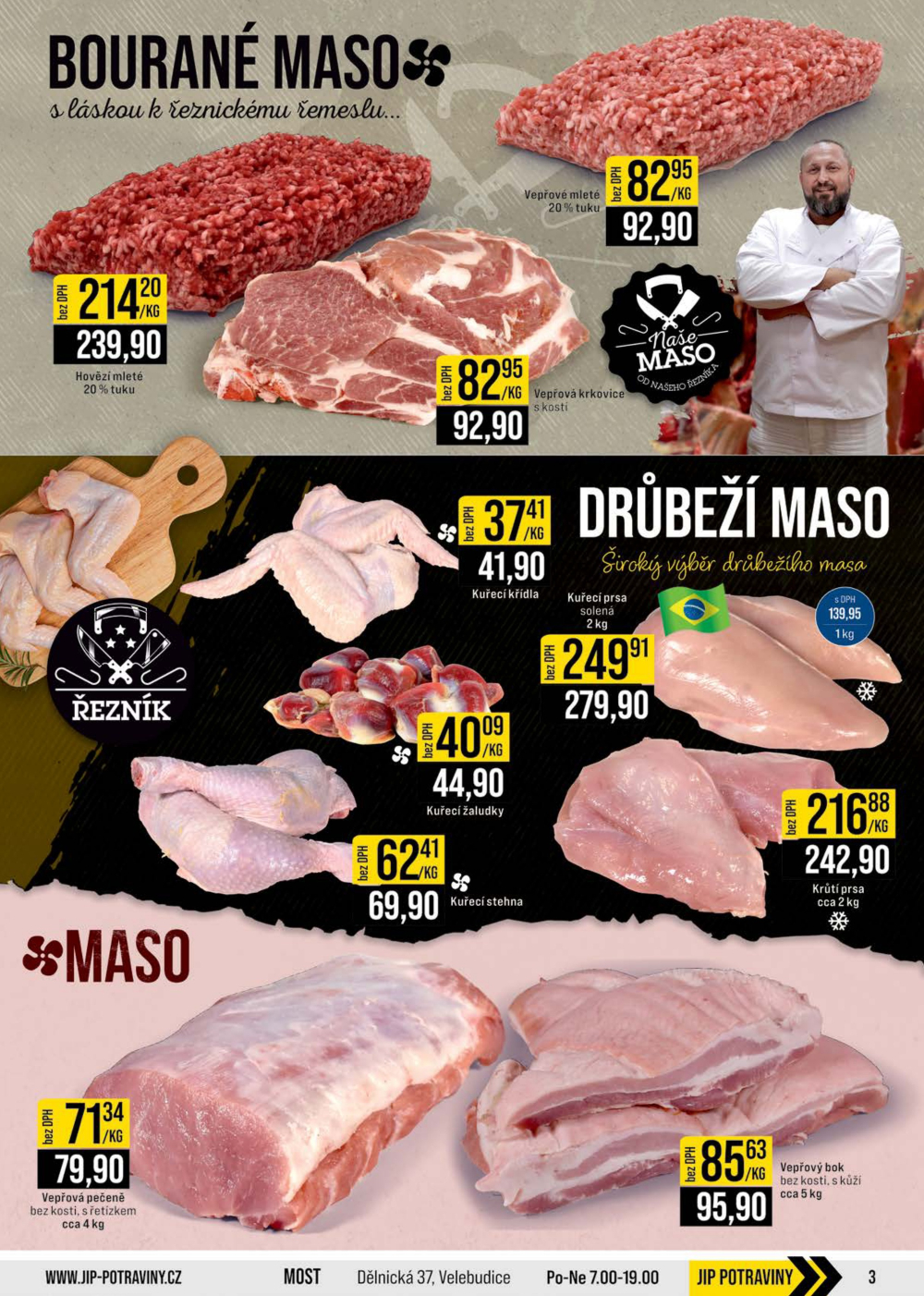 Leták JIP leták CC Cash & Carry - Brno, Ostrava, Praha, Polička, Olomouc, Karlovy Vary, Zlín, Jilemnice, Pardubice - strana 3