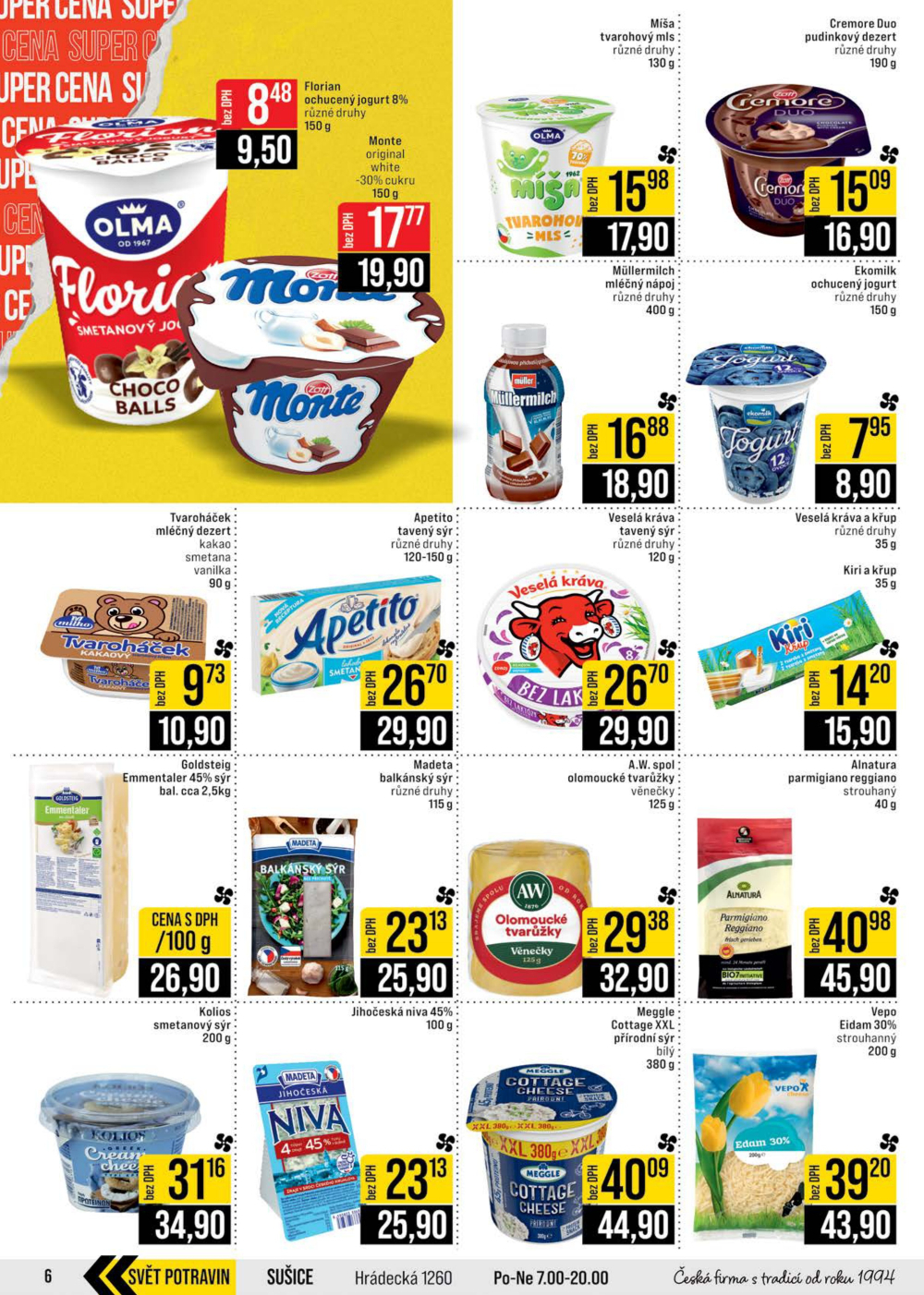 Leták JIP leták CC Cash & Carry - Brno, Ostrava, Praha, Polička, Olomouc, Karlovy Vary, Zlín, Jilemnice, Pardubice - strana 6