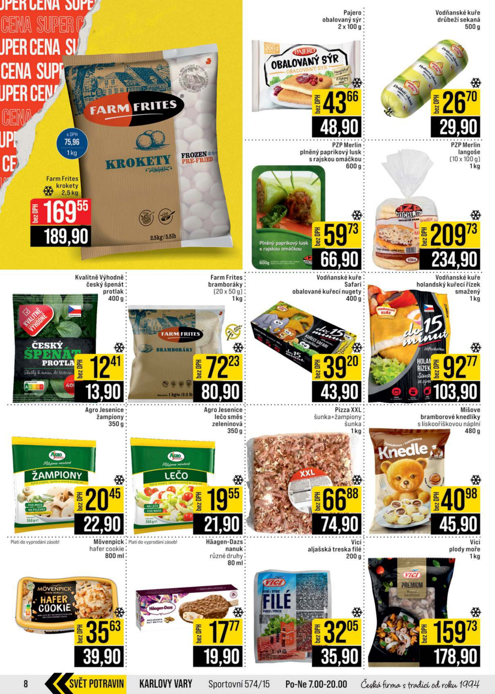 Leták JIP leták CC Cash & Carry - Brno, Ostrava, Praha, Polička, Olomouc, Karlovy Vary, Zlín, Jilemnice, Pardubice - strana 8