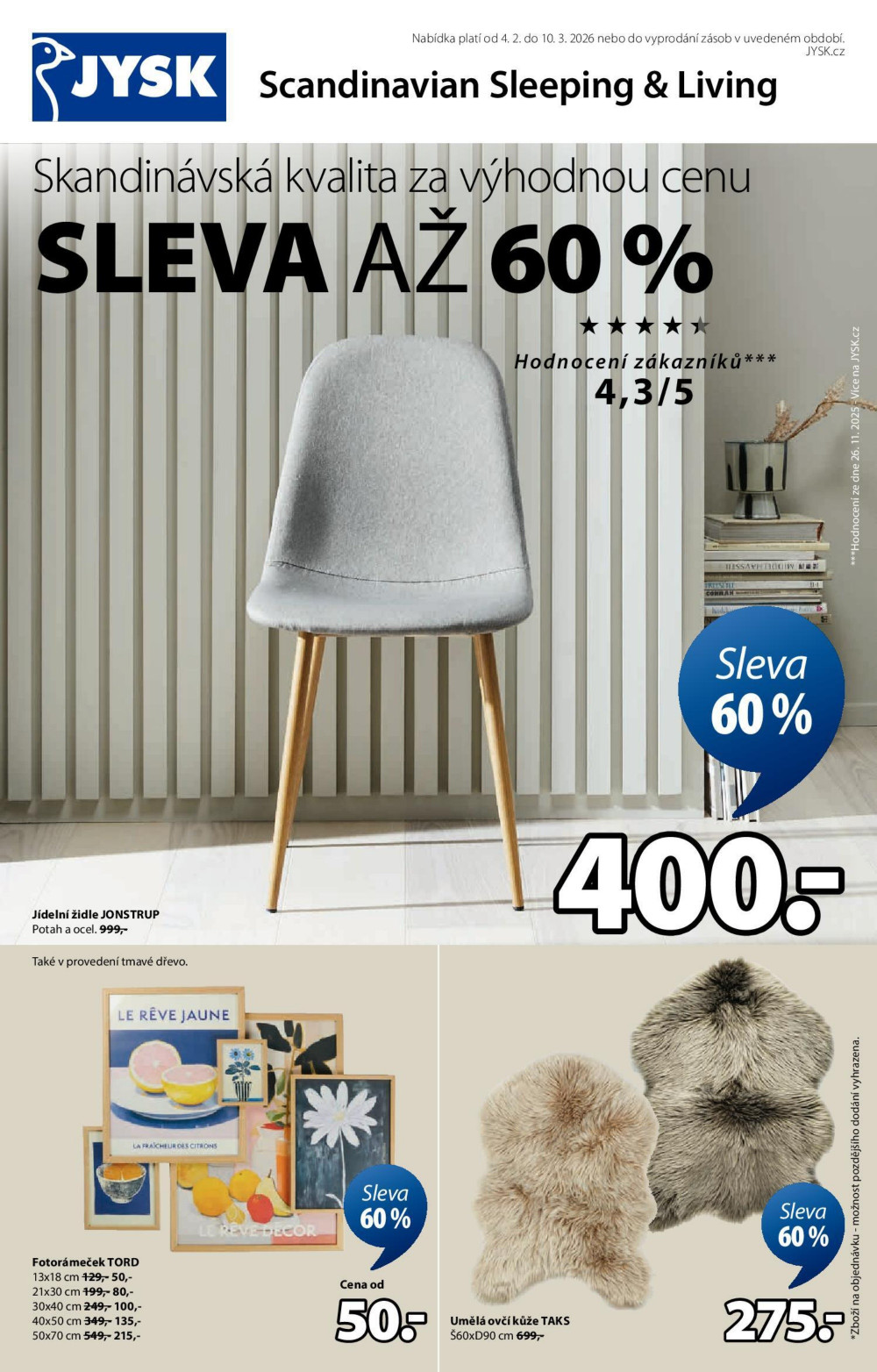 Leták Jysk leták - strana 1