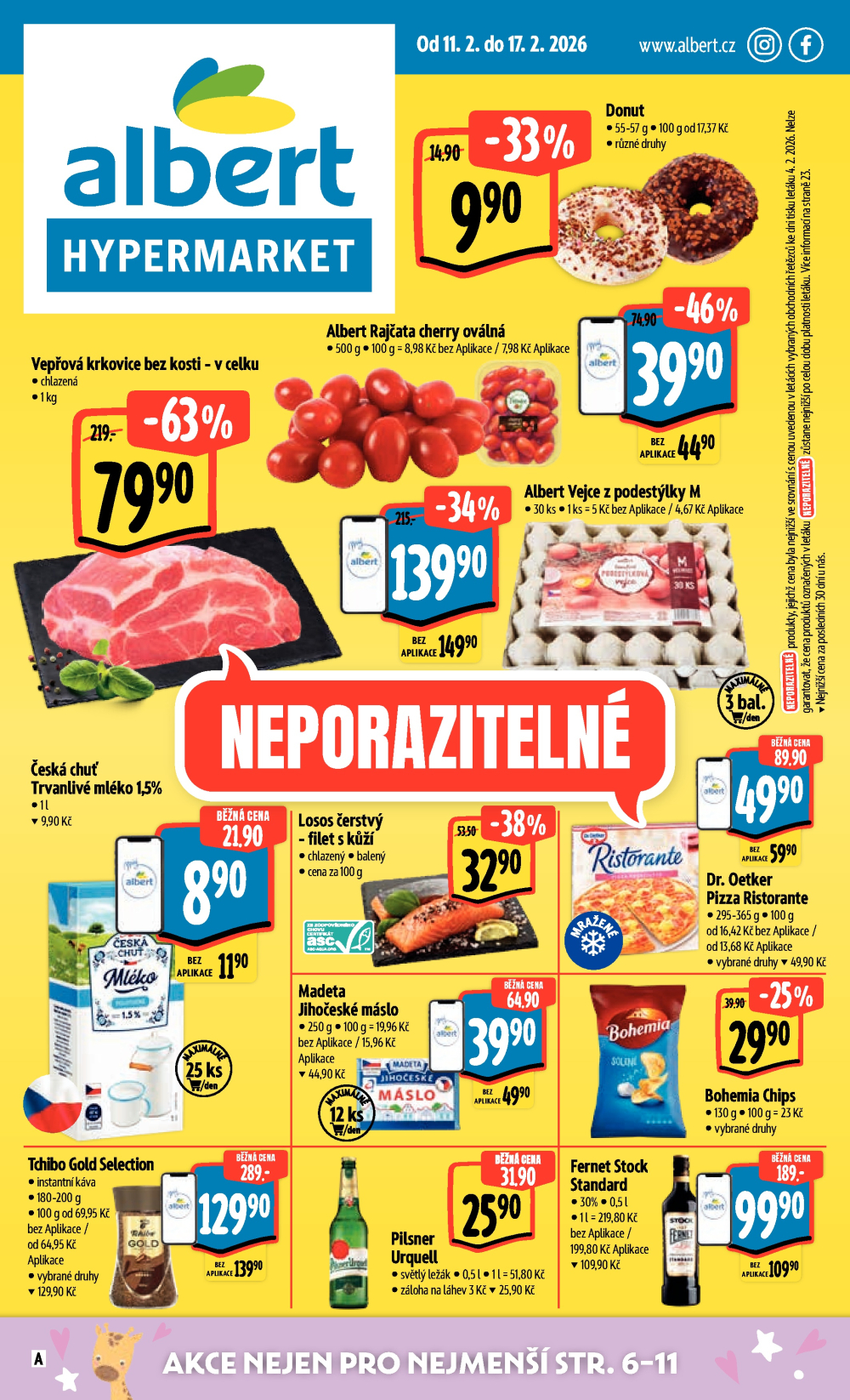 Leták Albert Hypermarket leták - strana 1