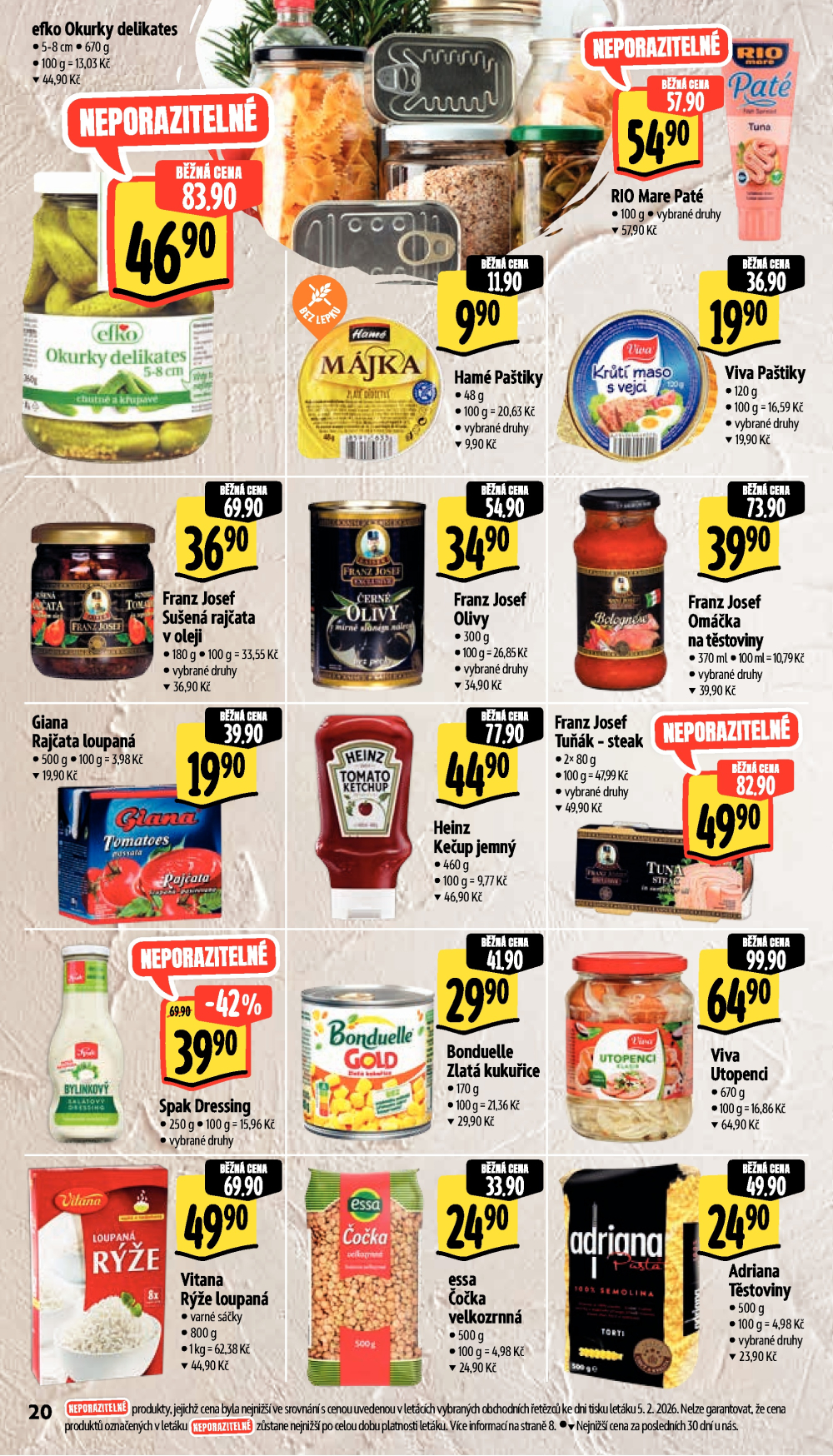 Leták Albert Supermarket leták - Brno, Stará Osada a Jihomoravské náměstí - strana 32