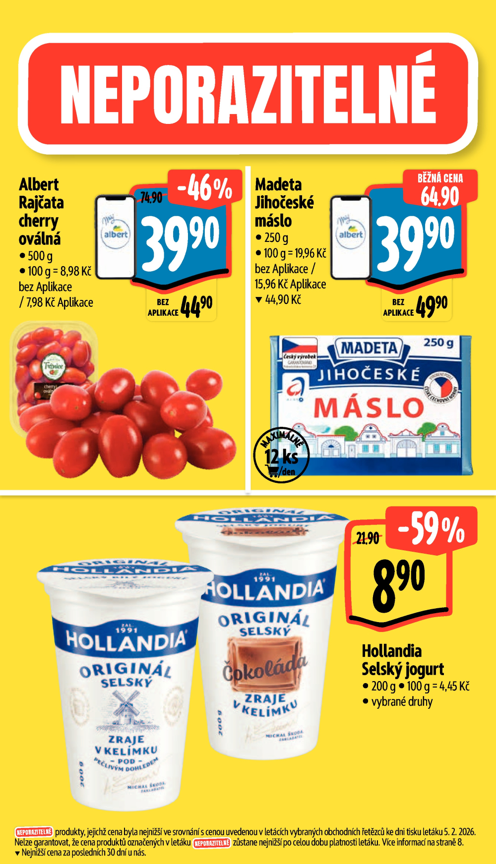 Leták Albert Supermarket leták - Brno, Stará Osada a Jihomoravské náměstí - strana 3