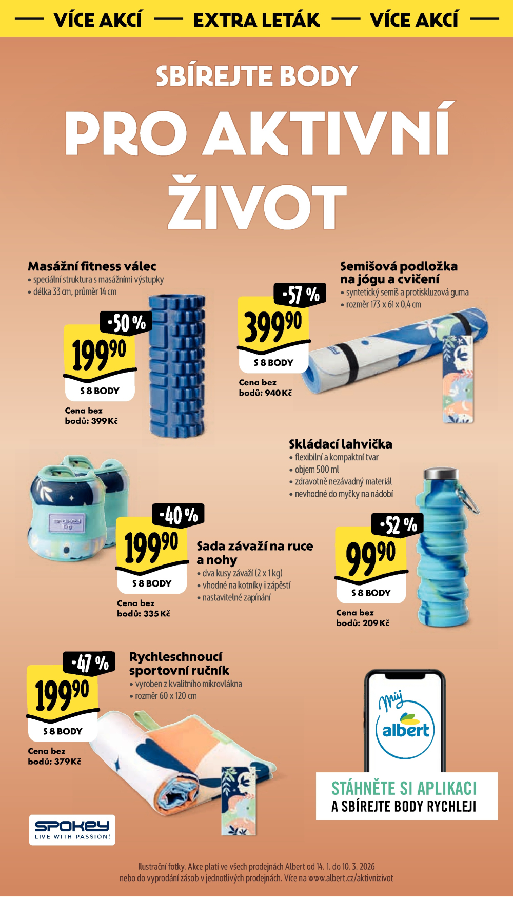 Leták Albert Supermarket leták - Brno, Stará Osada a Jihomoravské náměstí - strana 47