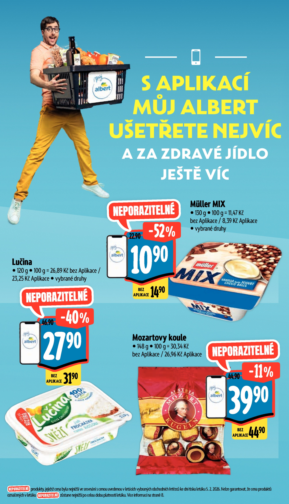 Leták Albert Supermarket leták - Brno, Stará Osada a Jihomoravské náměstí - strana 8