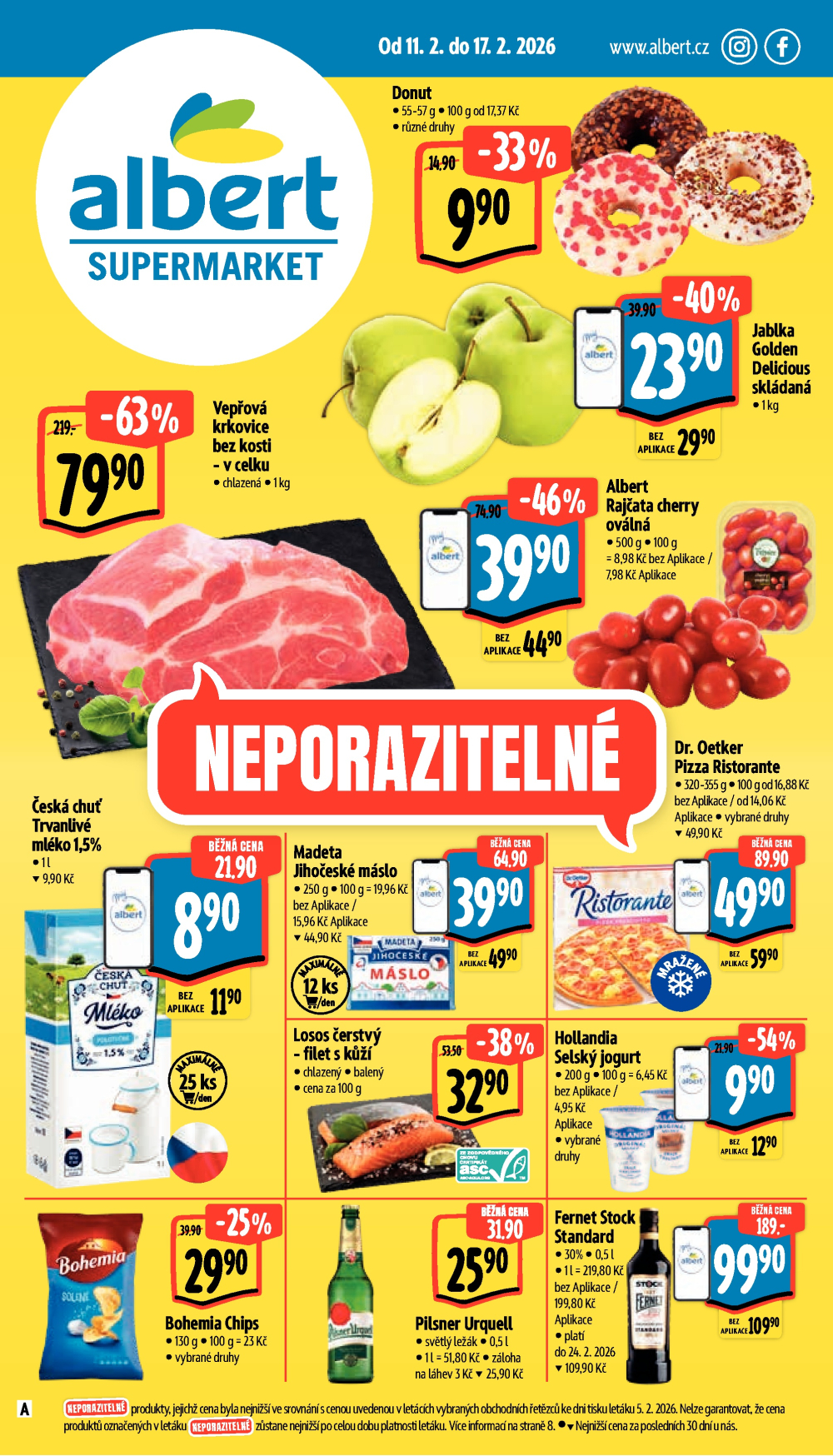 Leták Albert Supermarket leták - strana 1