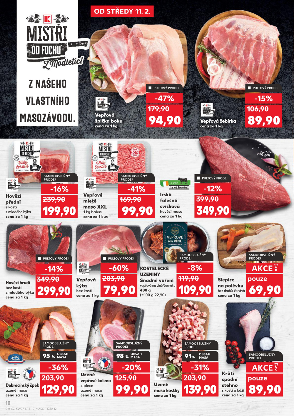 Leták Kaufland leták Teplice, Čs. Dobrovolců - strana 10